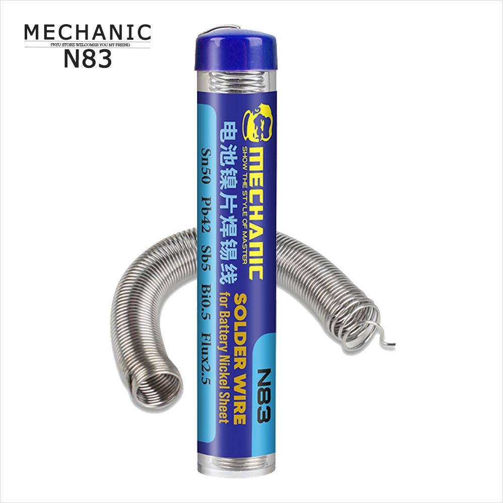TIMAH GULUNG MECHANIC N83 [25g] 0.8MM FOR BATTERY ORIGINAL